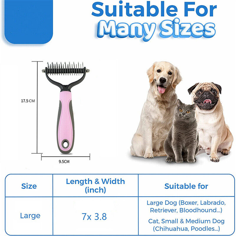 Double-Sided Deshedding Brush for Dogs and Cats, photo 1 of 6
