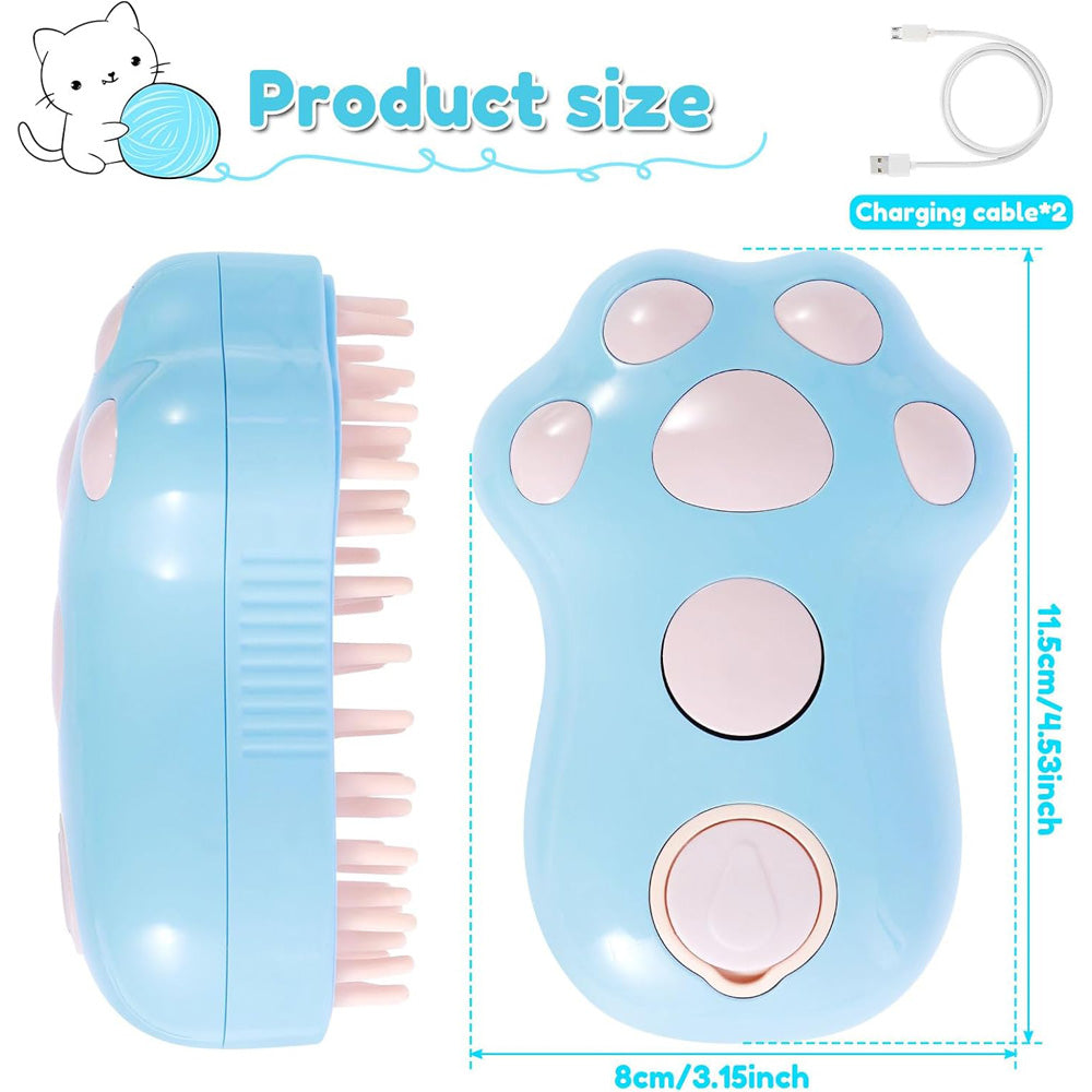 Paw-Shaped Rechargeable Steam Brush for Cats & Dogs, photo 2 of 8