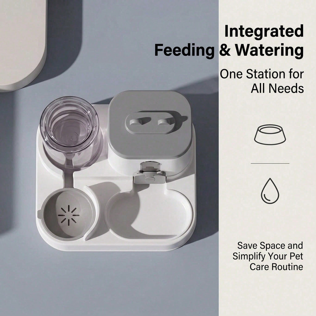 Cat-Shaped Gravity Pet Feeder and Water Dispenser, photo 3 of 6