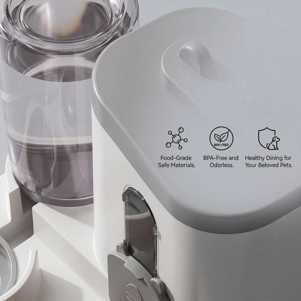 Cat-Shaped Gravity Pet Feeder and Water Dispenser, photo 4 of 6