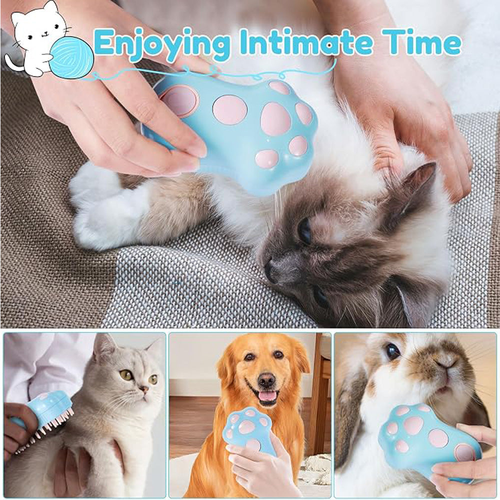 Paw-Shaped Rechargeable Steam Brush for Cats & Dogs, photo 7 of 8