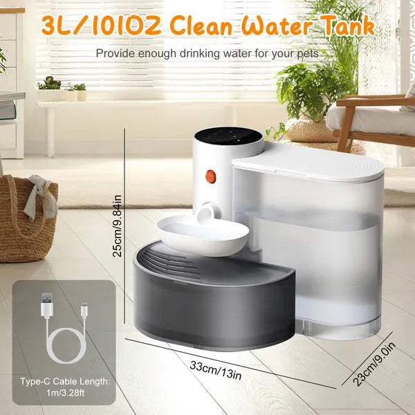 Cordless Smart Cat Water Fountain, 3L, photo 5 of 6