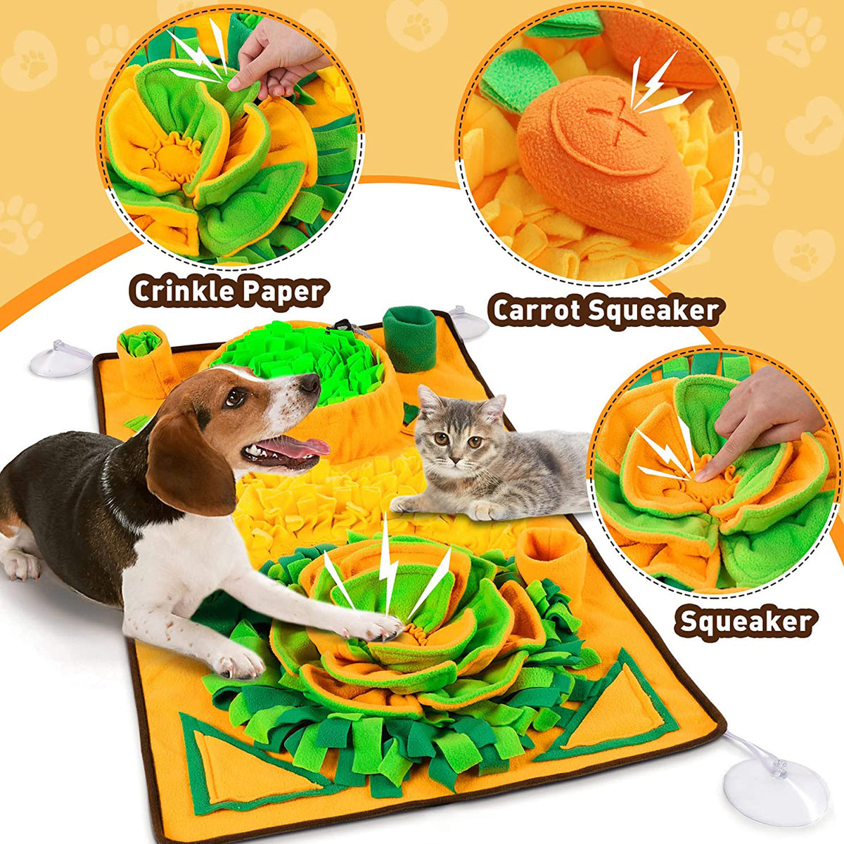 Snuffle mat for dogs, product photo