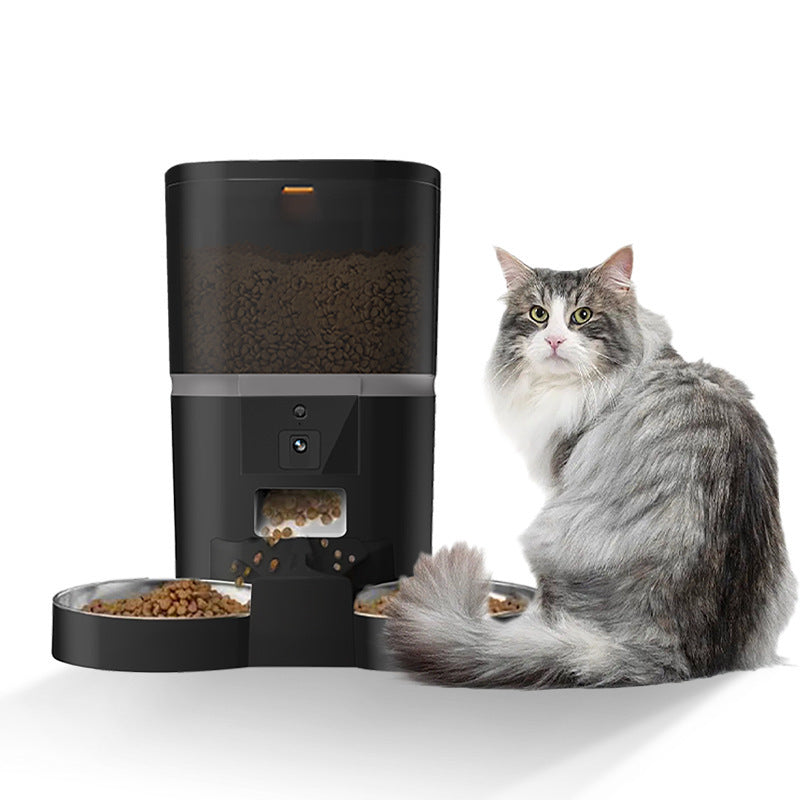 Video camera pet feeder, main product photo