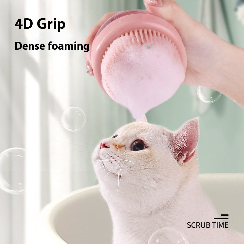 Dog Bath Brush with Shampoo Reservoir, photo 11 of 15